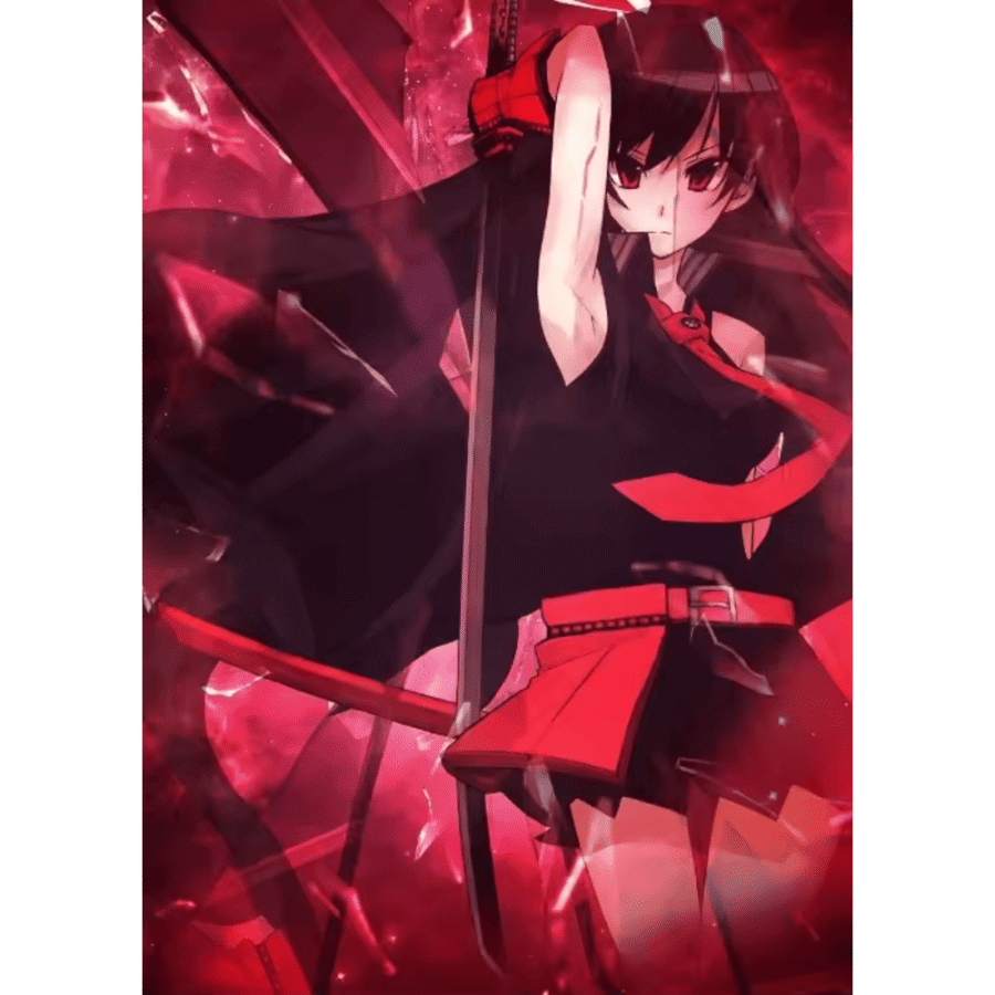 Anime Akame Ga Kill Akame Canvas Wall Art Picture Anime Akame Ga Kill Akame Canvas Wall Art Picture