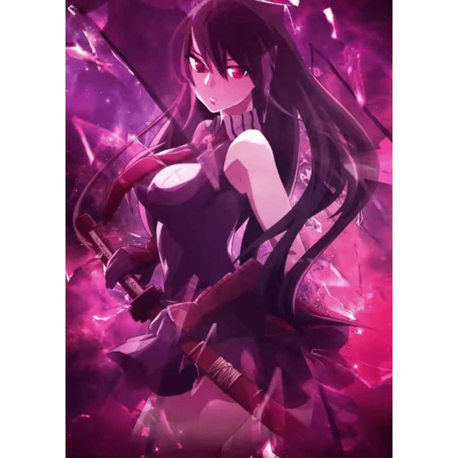 Anime Akame Ga Kill Akame Canvas Wall Decor Anime Akame Ga Kill Akame Canvas Wall Decor