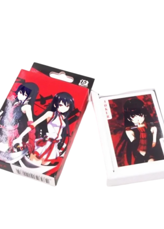 54Pcs Anime Akame Ga Kill Poker Board Game Cards