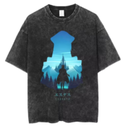 Anime Akame Ga Kill Esdeath Black T-Shirt