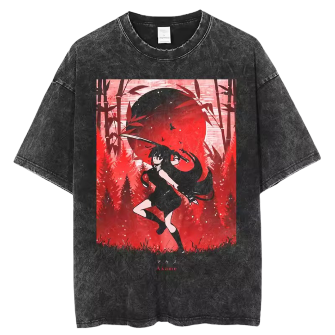 Akame Ga Kill Anime Akame Short-Sleeve T-Shirt Akame Ga Kill Anime Akame Short-Sleeve T-Shirt