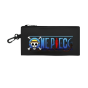 Anime One Piece Logo Black Pencil Case