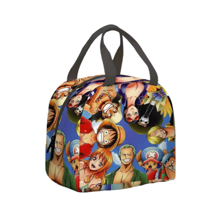 Anime One Piece Straw Hat Pirates Printed Lunch Bag Anime One Piece Straw Hat Pirates Printed Lunch Bag