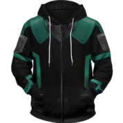 Anime My Hero Academia Izuku Midoriya Zipper Hoodie