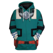 My Hero Academia Izuku Midoriya Anime Long-Sleeve Hoodie