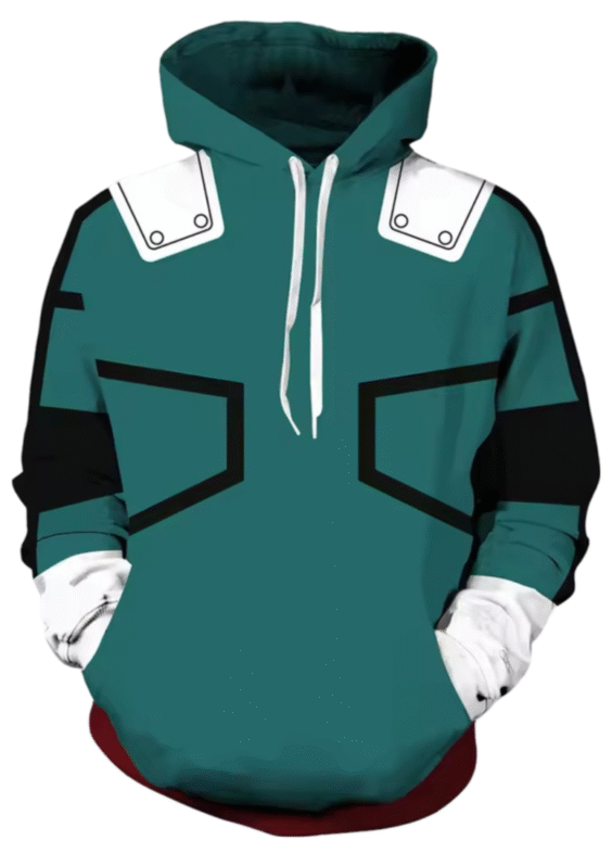 Anime My Hero Academia Izuku Midoriya Winter Sweatshirts