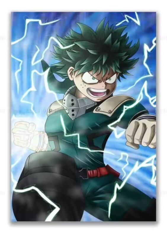 My Hero Academia Anime Izuku Midoriya Printed Poster