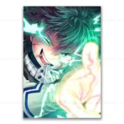 Izuku Midoriya Anime Printed Canva Poster