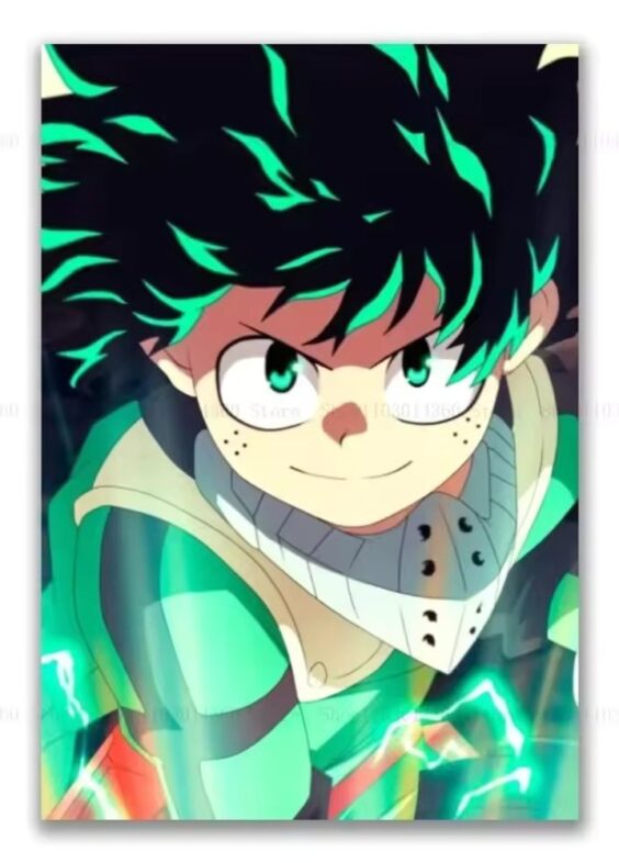 My Hero Academia Izuku Midoriya Anime Printed Poster