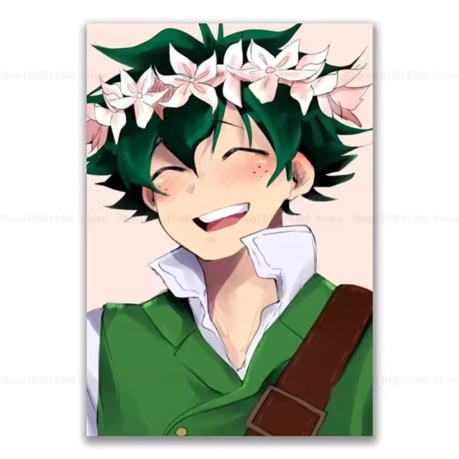 Anime Izuku Midoriya Printed Canva Poster