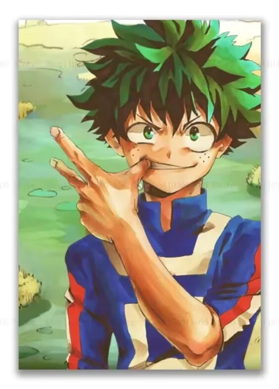 Izuku Midoriya Anime Canva Poster