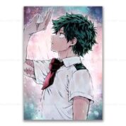 Anime Izuku Midoriya Canva Poster