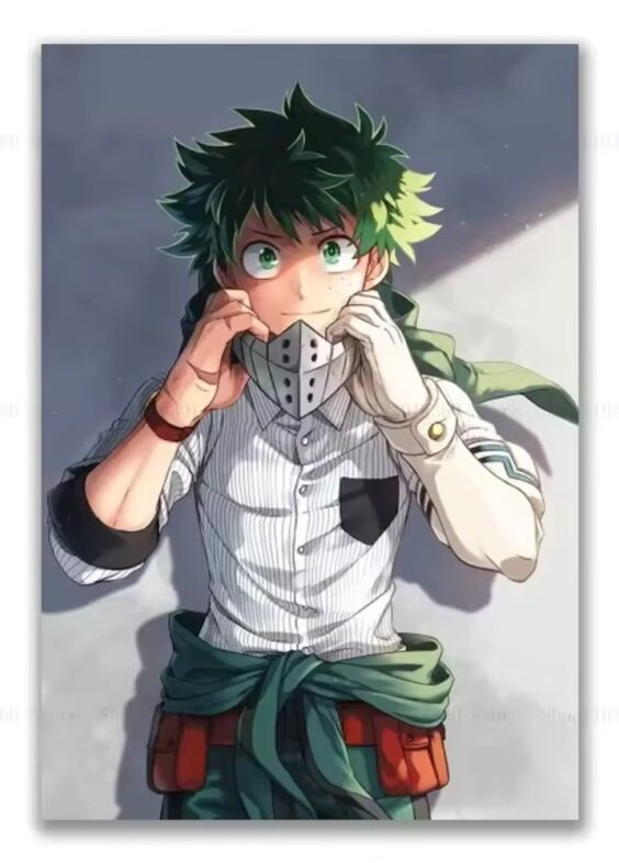 Anime My Hero Academia Izuku Midoriya Printed Poster