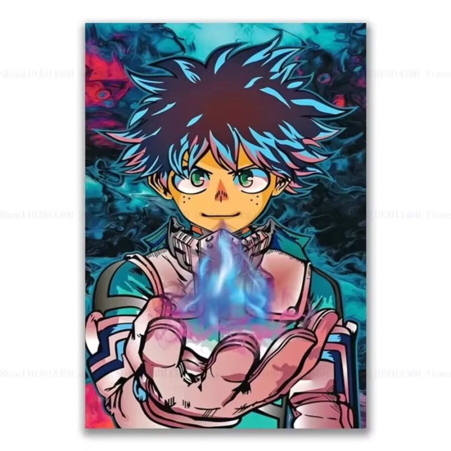Anime Izuku Midoriya Poster Anime Izuku Midoriya Poster