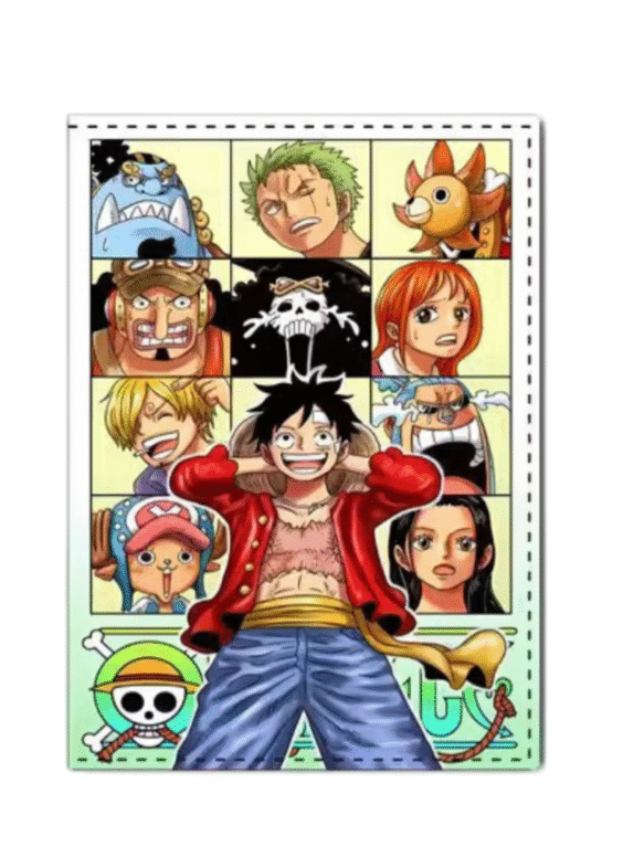 One Piece Character Anime PU Passport Holder
