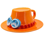Anime One Piece Portgas D. Ace Hat Shaped Ceramic Coffee Cup