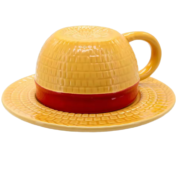 Anime One Piece Luffy Hat Shaped Ceramic Coffee Cup