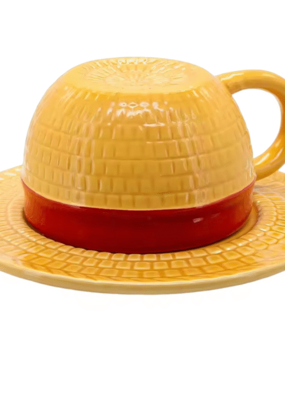Anime One Piece Luffy Hat Shaped Ceramic Coffee Cup