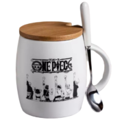 Anime One Piece Arabasta Arc Ceramic Coffee Mug With Spoon