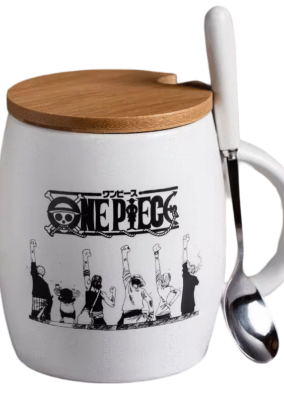 Anime One Piece Arabasta Arc Ceramic Coffee Mug With Spoon