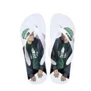 Anime One Piece Roronoa Zoro Casual Flip Flop White Slipper