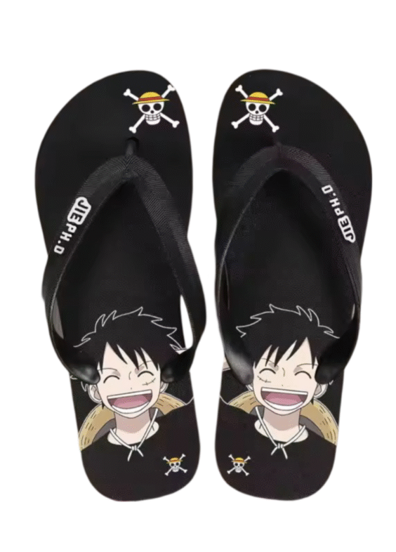 Anime One Piece Luffy Casual Flip Flop Slipper