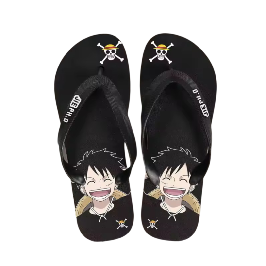 Anime One Piece Luffy Casual Flip Flop Slipper Anime One Piece Luffy Casual Flip Flop Slipper