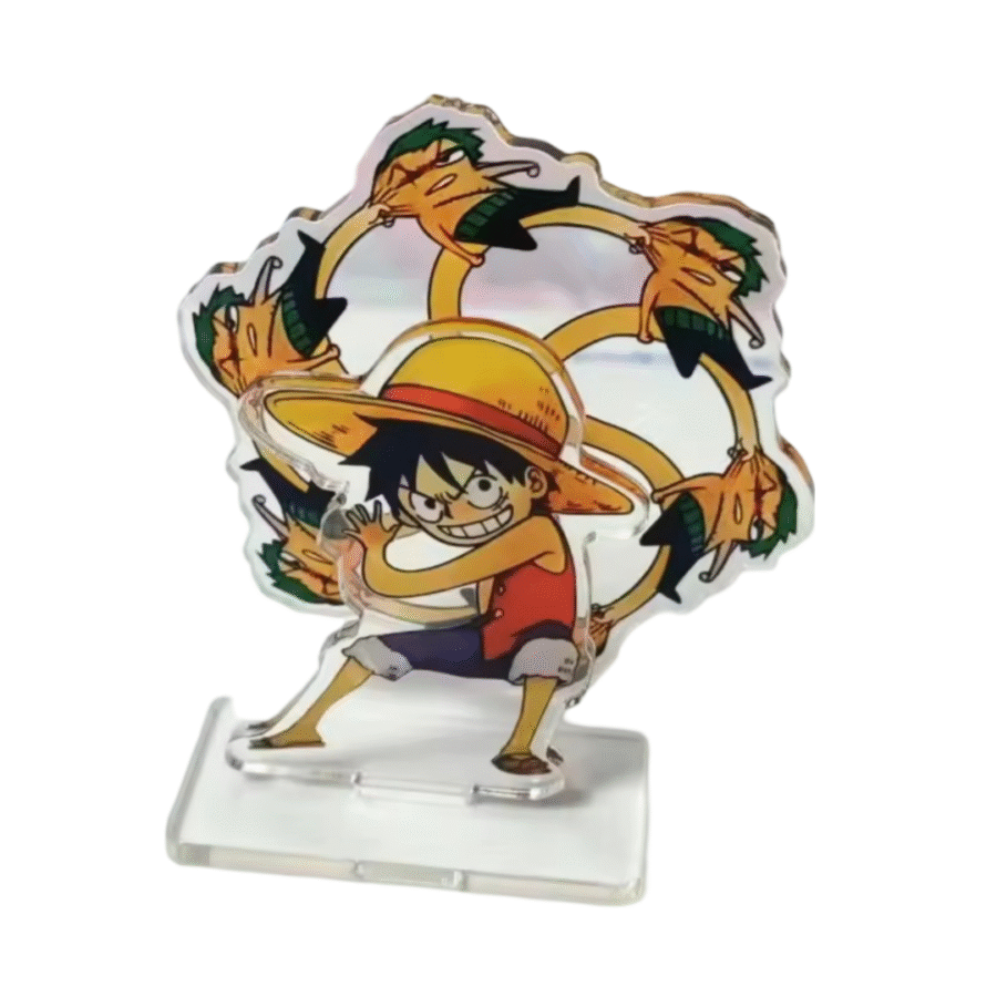 3Pcs Anime One Piece Luffy Rotate Zoro Rotating Acrylic Stand 3Pcs Anime One Piece Luffy Rotate Zoro Rotating Acrylic Stand