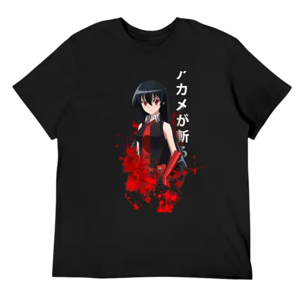 Anime Akame Ga Kill Casual T-Shirt Anime Akame Ga Kill Casual T-Shirt