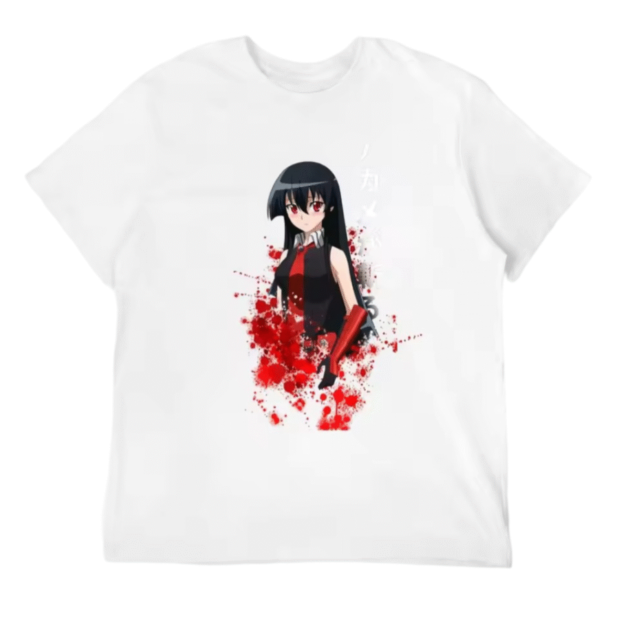 Anime Akame Ga Kill Casual T-Shirt Anime Akame Ga Kill Casual T-Shirt