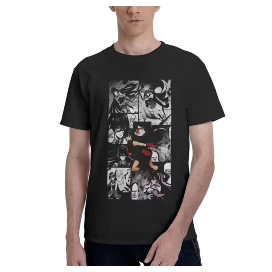 Anime Akame Ga Kill Short Sleeve Casual T-Shirt Anime Akame Ga Kill Short Sleeve Casual T-Shirt