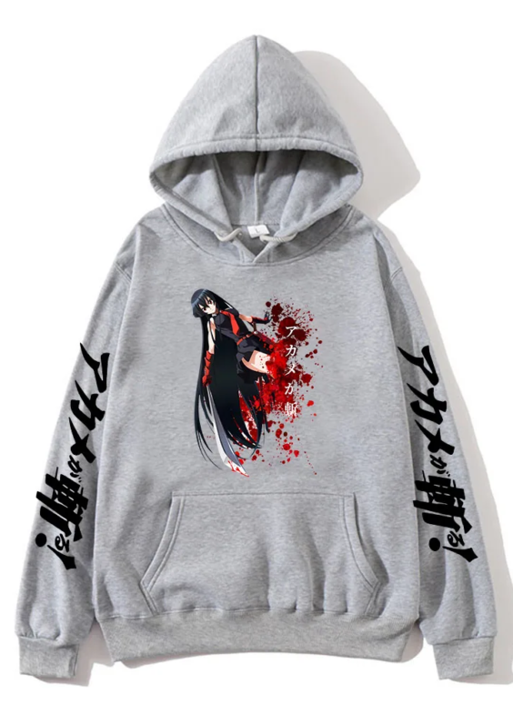 Anime Akame Ga Kill Printed Hoodie