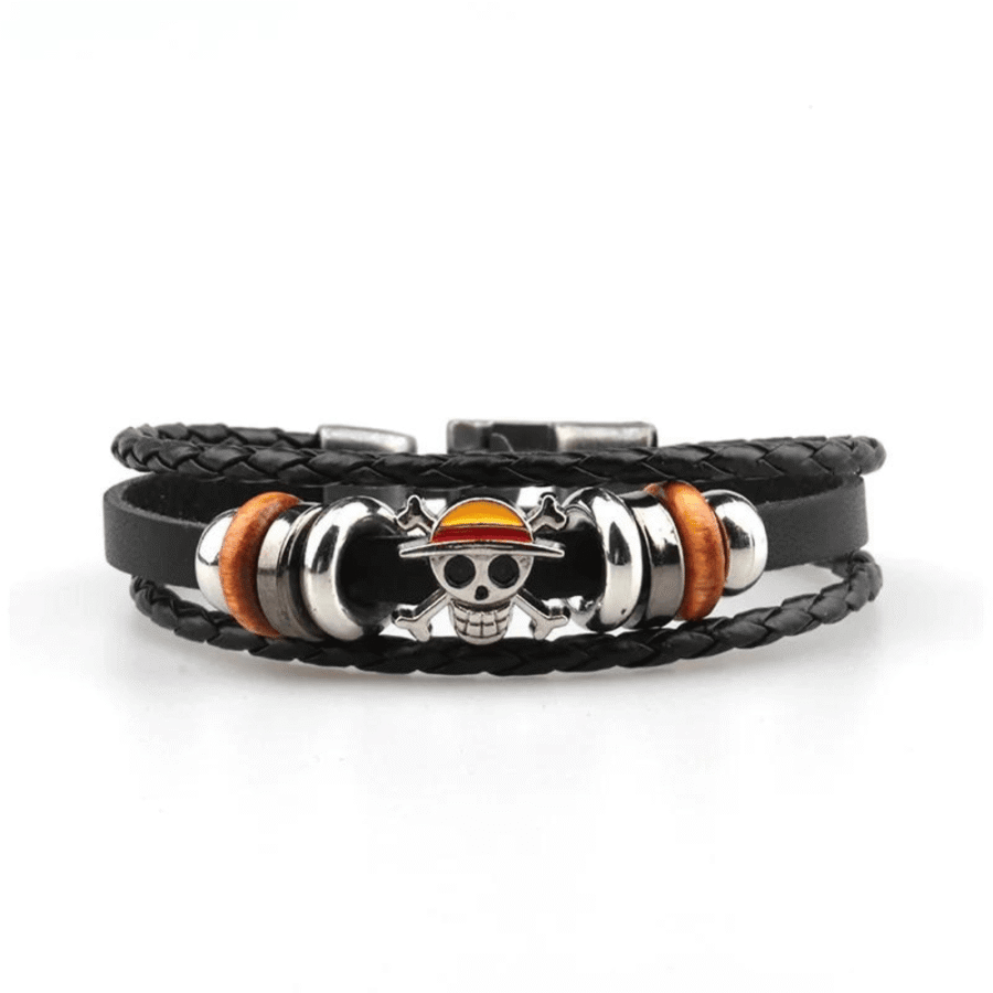 Anime One Piece Straw Hat Skull Bracelet Anime One Piece Straw Hat Skull Bracelet