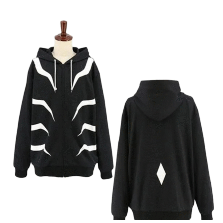 Anime A Certain Magical Index Accelerator Long Sleeve Black Hoodie Anime A Certain Magical Index Accelerator Long Sleeve Black Hoodie