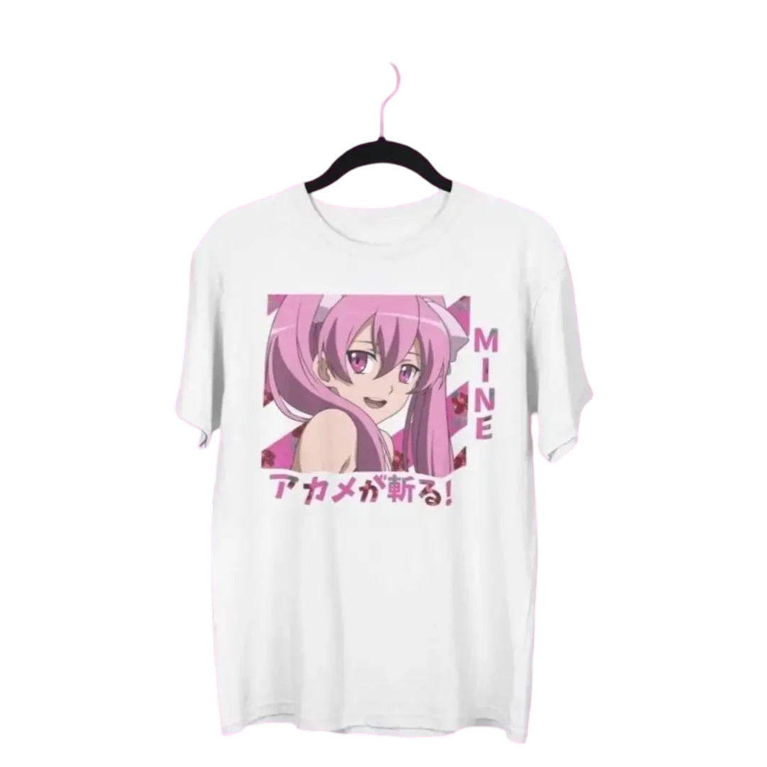 Anime Akame Ga Kill Mine Short Sleeve T-Shirt