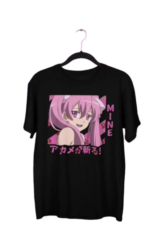 Anime Akame Ga Kill Mine Short Sleeve T-Shirt