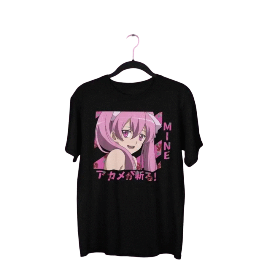 Anime Akame Ga Kill Mine Short Sleeve T-Shirt Anime Akame Ga Kill Mine Short Sleeve T-Shirt
