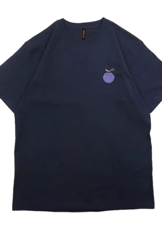 Anime One Piece Eat Some Fruits Printed T-Shirt