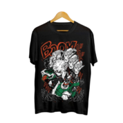Anime My Hero Academia Katsuki Bakugo Casual Black T-Shirt