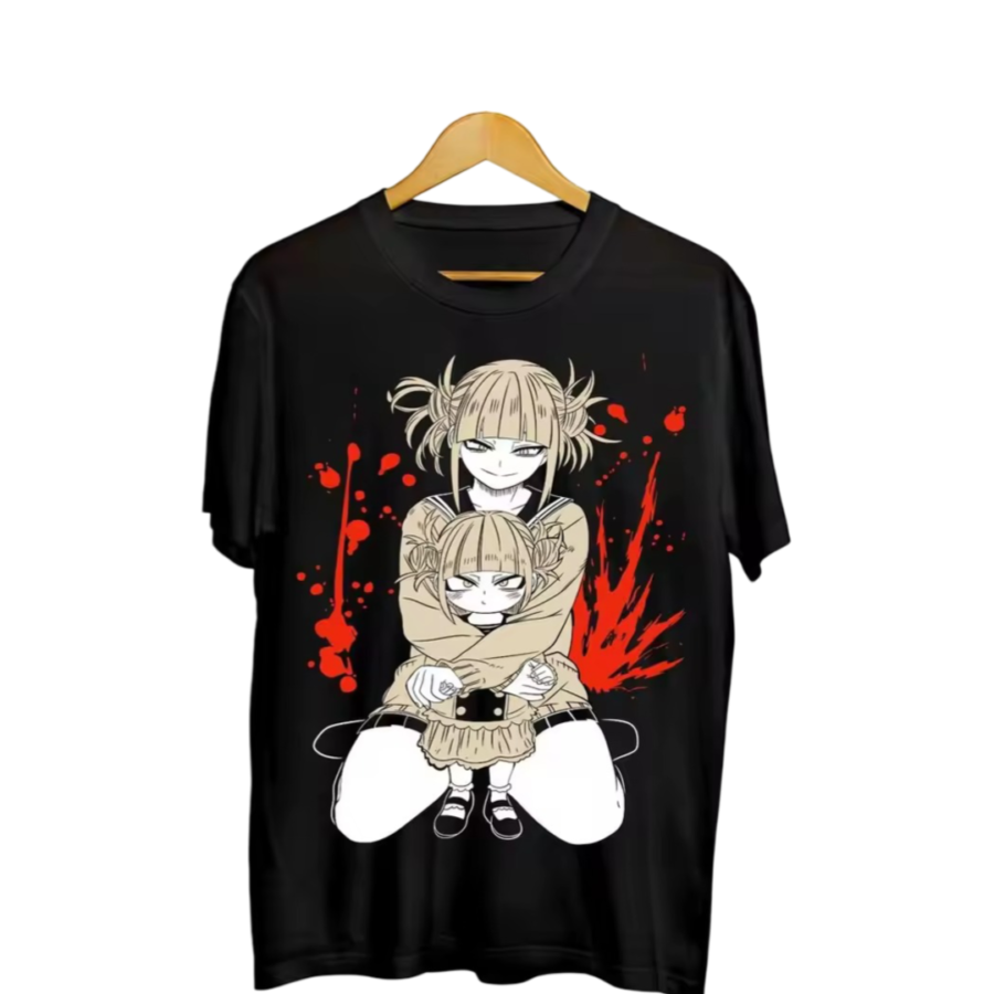 Anime My Hero Academia Himiko Toga Black T-Shirt