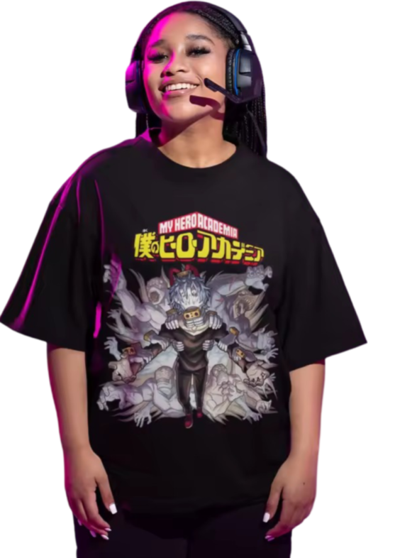 Anime My Hero Academia Tomura Shigaraki Black T-Shirt