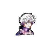 Anime Satoru Gojo Jujutsu Kaisen Enamel Brooch