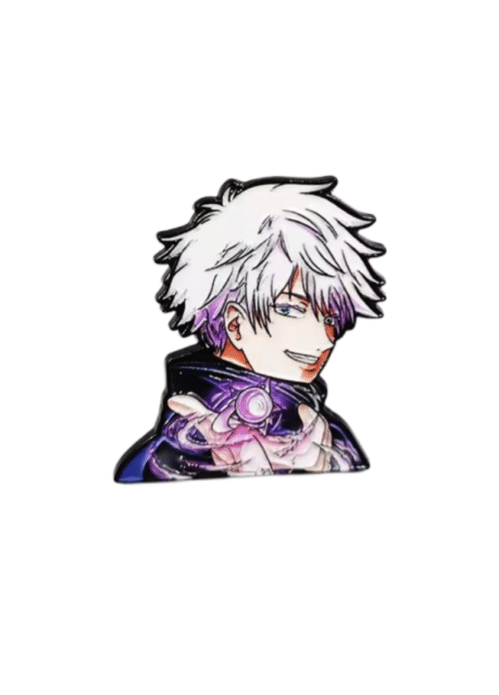 Anime Satoru Gojo Jujutsu Kaisen Enamel Brooch