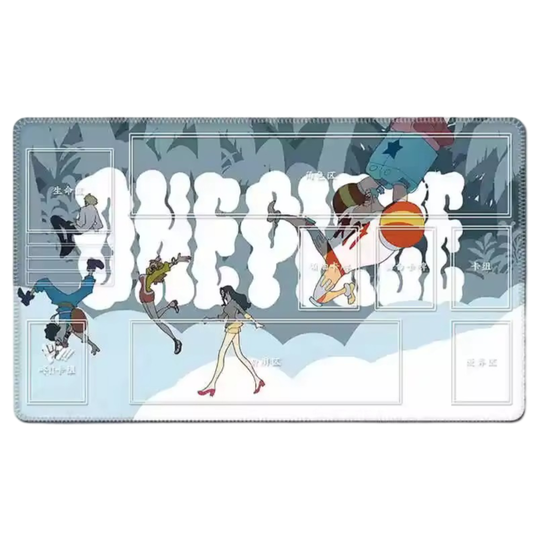 Anime One Piece Egghead Arc Trading Card Playmat Anime One Piece Egghead Arc Trading Card Playmat
