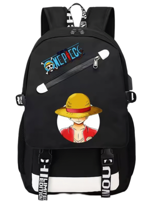 One Piece Anime Monkey D. Luffy Backpack For Students
