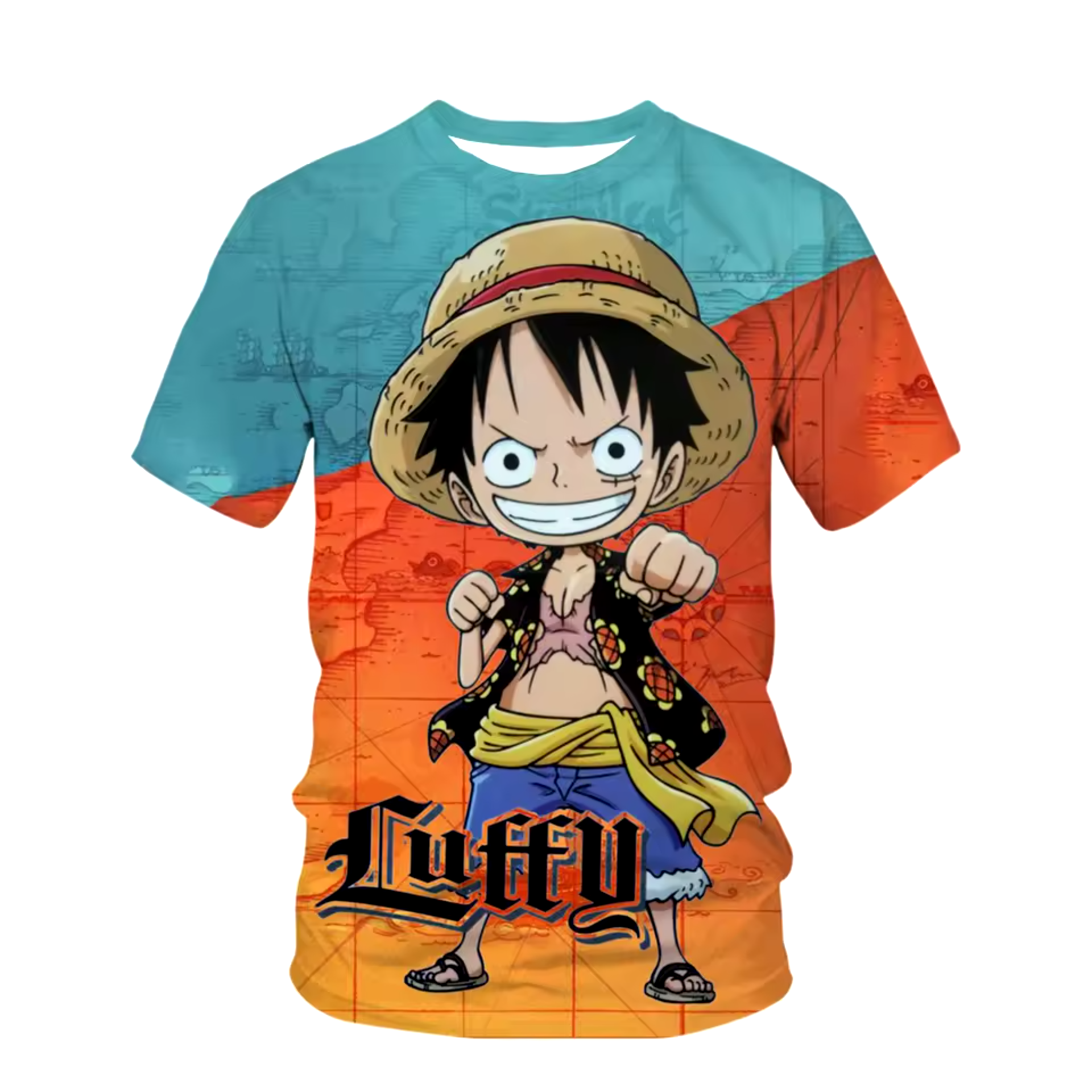 One Piece Monkey D. Luffy Anime Children T-Shirt One Piece Monkey D. Luffy Anime Children T-Shirt