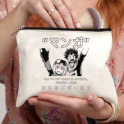 Anime My Hero Academia Izuku Midoriya And Ochaco Uraraka Makeup Bag