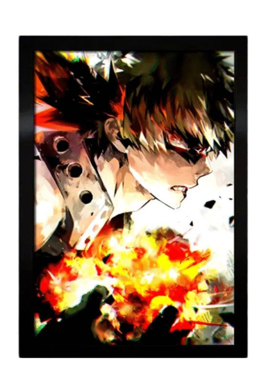 Anime My Hero Academia Katsuki Bakugo Canvas Painting Wall Decor