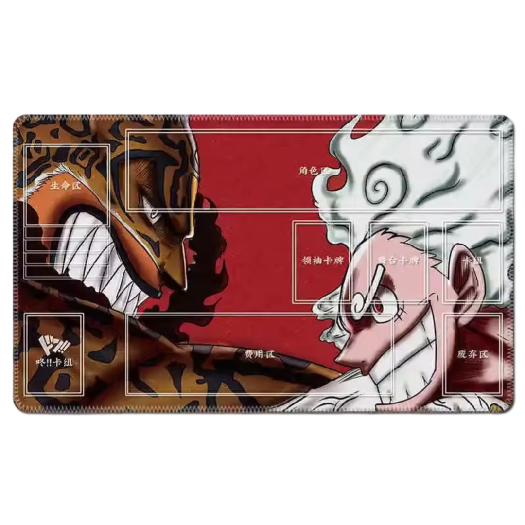 Anime One Piece Lucci Vs Luffy Trading Card Playmat Anime One Piece Lucci Vs Luffy Trading Card Playmat