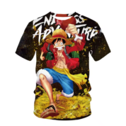 Anime One Piece Monkey D. Luffy Children T-Shirt